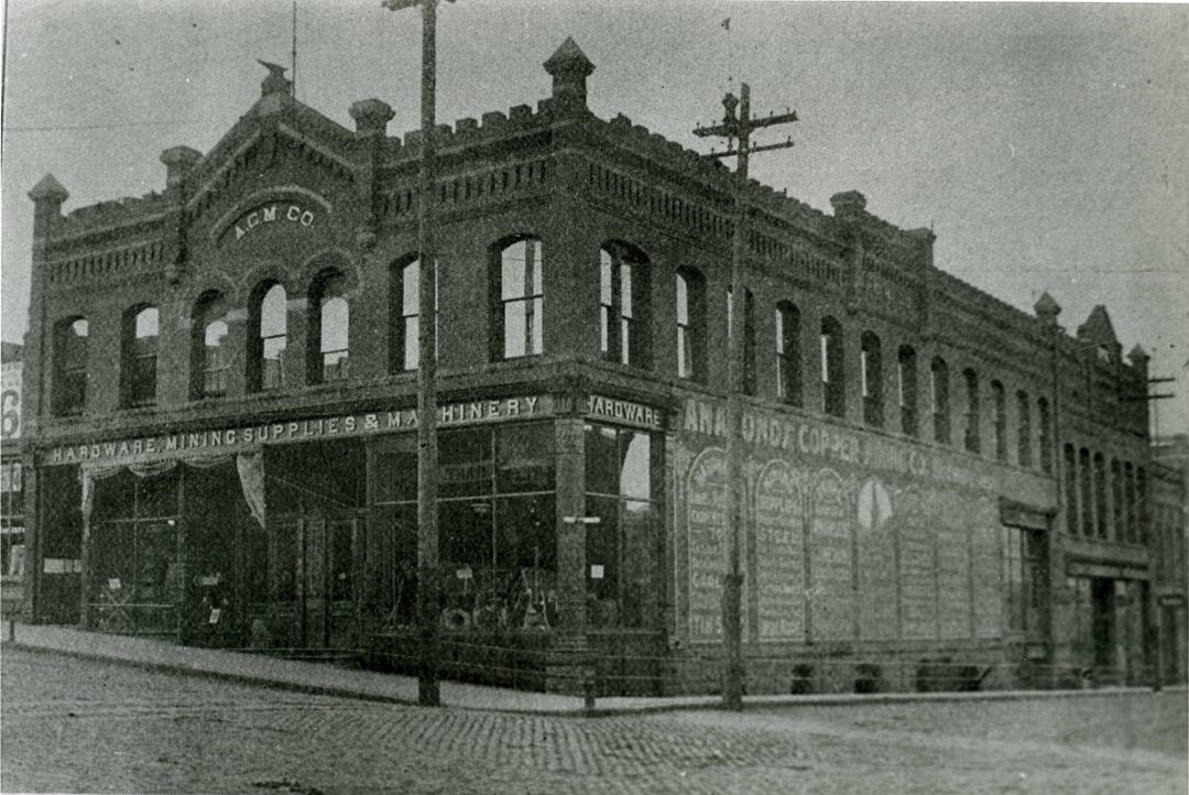 Tuttle Block in Its Original Two-Story Configuration
