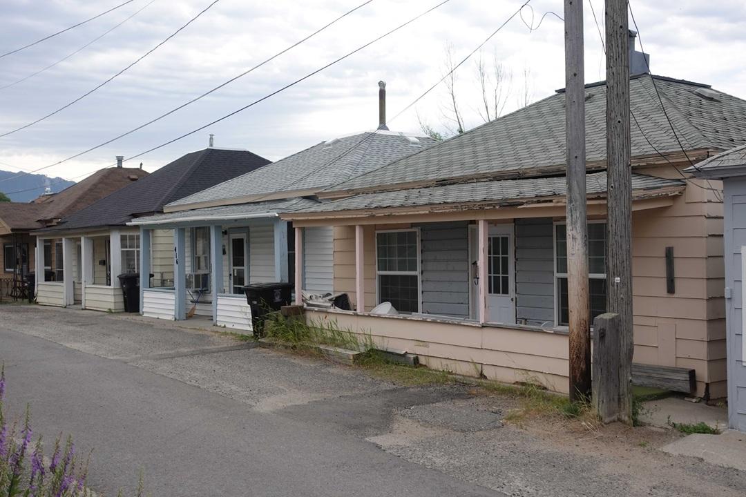 Miner’s Cottages at 414, 416, and 418 Virginia (left to right)