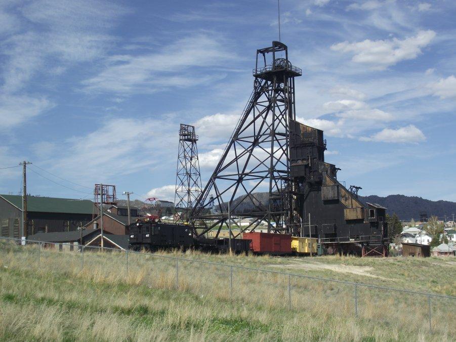 Railroad Display at Anselmo Mine Yard
